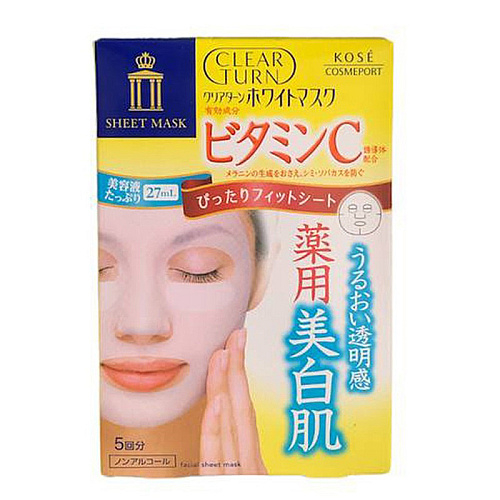 Kose Clear Turn White Vitamin C Mask / ម៉ាសបិទមុខ